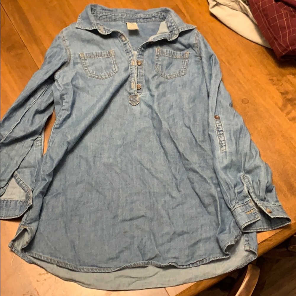 OshKosh denim tong sleeve